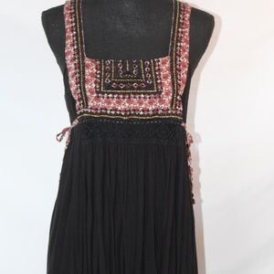 Free People Hi-Low Black Tunic/Dress, Size XS